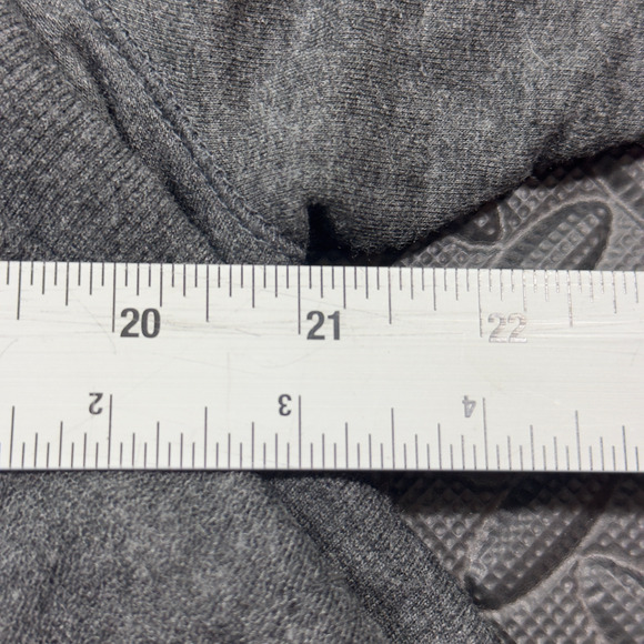 Liz Claiborne Weekend Sweater Womens Large Gray Knit Open Front Cardigan Stretch - Picture 5 of 6